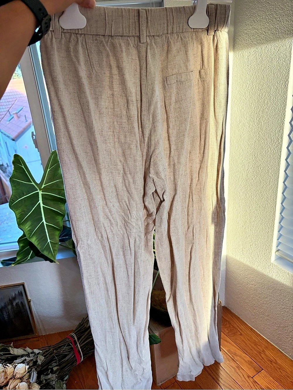 Soft Dress Pants in Beige Size Medium